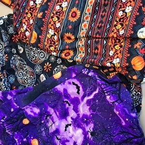 3 pair of Halloween / Fall Leggings, Terra & Sky size 3X and 4X